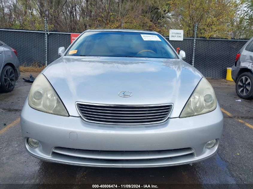 2005 Lexus Es 330 VIN: JTHBA30G455140940 Lot: 40806474