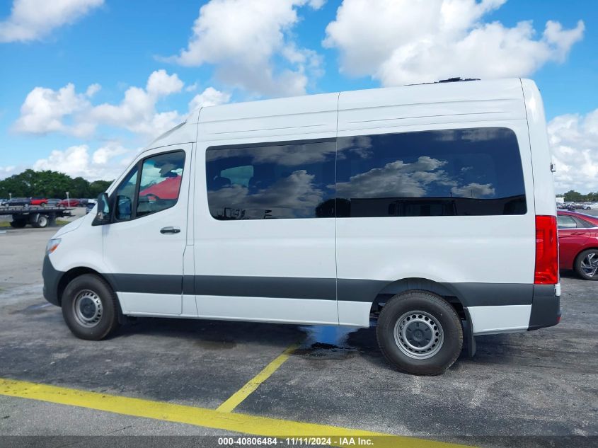 2024 Mercedes-Benz Sprinter 2500 Standard Roof 4-Cyl Diesel VIN: W1Z4KFHY3RP714466 Lot: 40806484