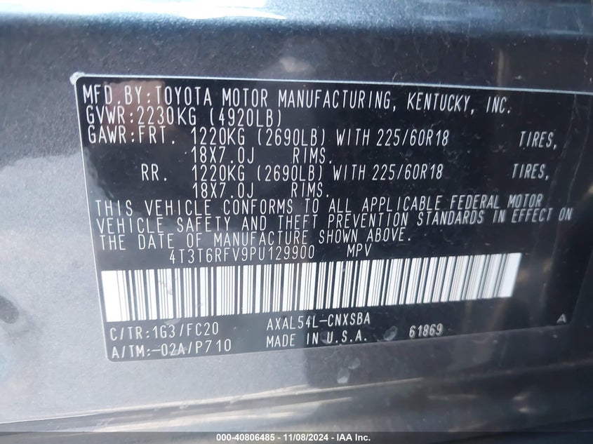 2023 TOYOTA RAV4 HYBRID SE - 4T3T6RFV9PU129900