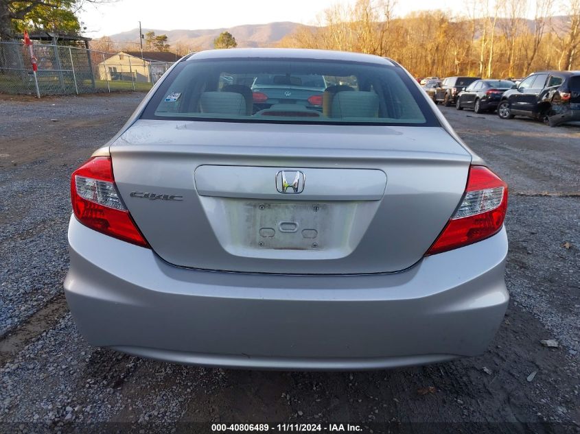 2012 Honda Civic Lx VIN: 19XFB2F55CE009484 Lot: 40806489