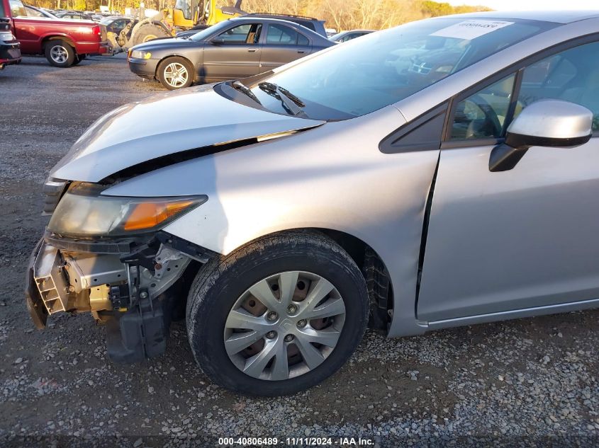 2012 Honda Civic Lx VIN: 19XFB2F55CE009484 Lot: 40806489