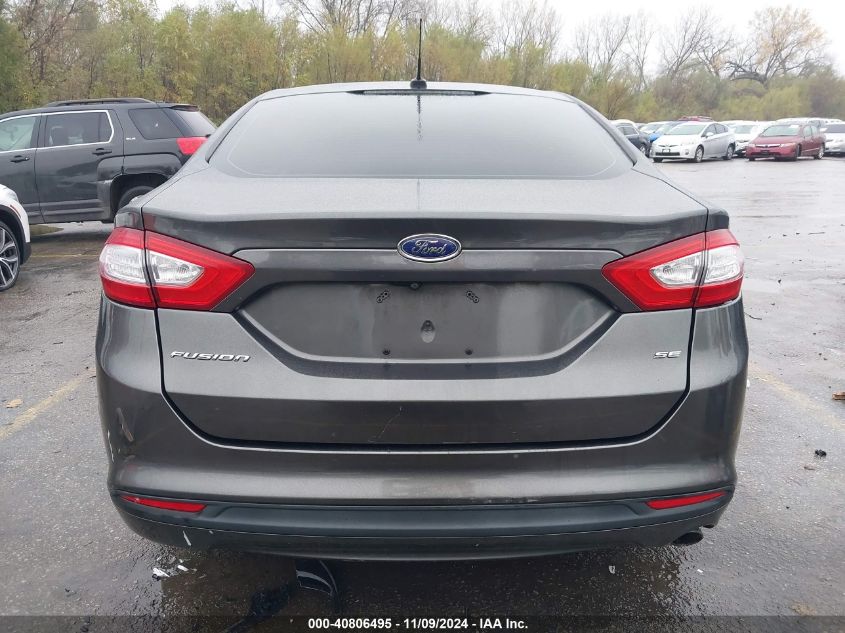 2016 Ford Fusion Se VIN: 3FA6P0H7XGR327867 Lot: 40806495