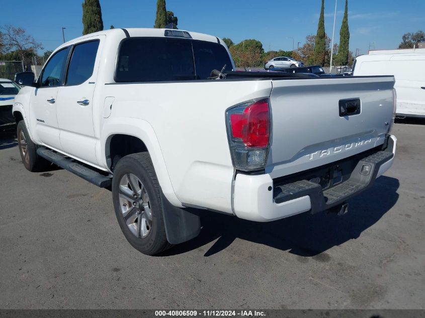 2017 Toyota Tacoma Limited VIN: 3TMEZ5CN3HM032899 Lot: 40806509