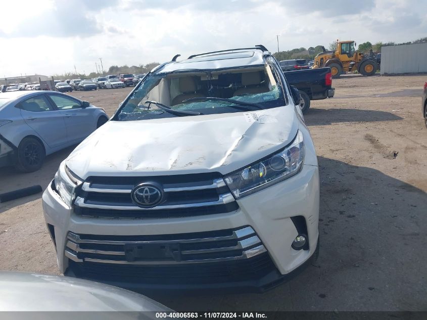 2018 Toyota Highlander Limited VIN: 5TDYZRFH9JS242259 Lot: 40806563