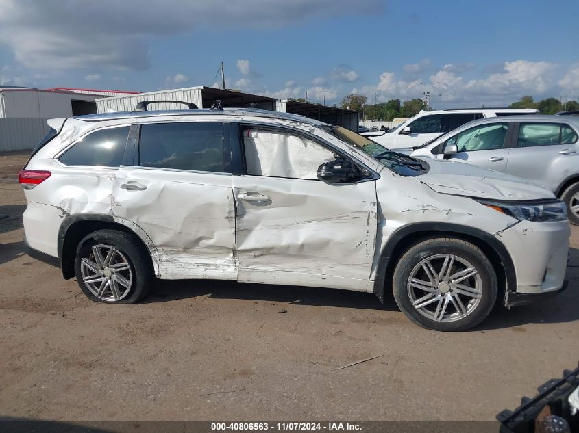 2018 Toyota Highlander Limited VIN: 5TDYZRFH9JS242259 Lot: 40806563