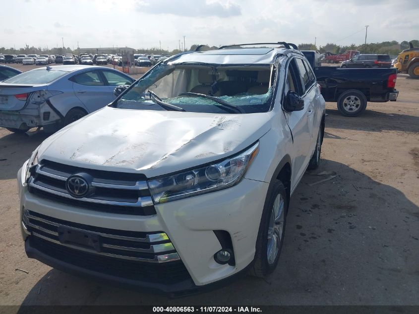 2018 Toyota Highlander Limited VIN: 5TDYZRFH9JS242259 Lot: 40806563