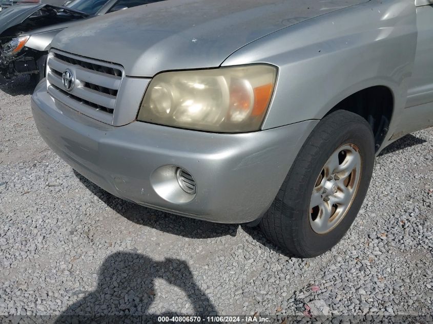 2004 Toyota Highlander VIN: JTEGD21A640075731 Lot: 40806570