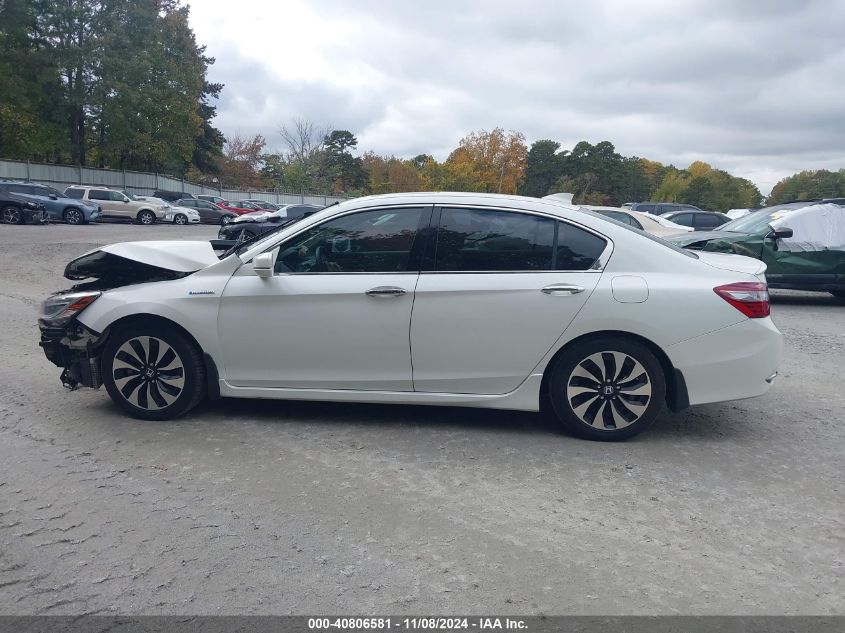 2017 Honda Accord Hybrid Touring VIN: JHMCR6F73HC004661 Lot: 40806581