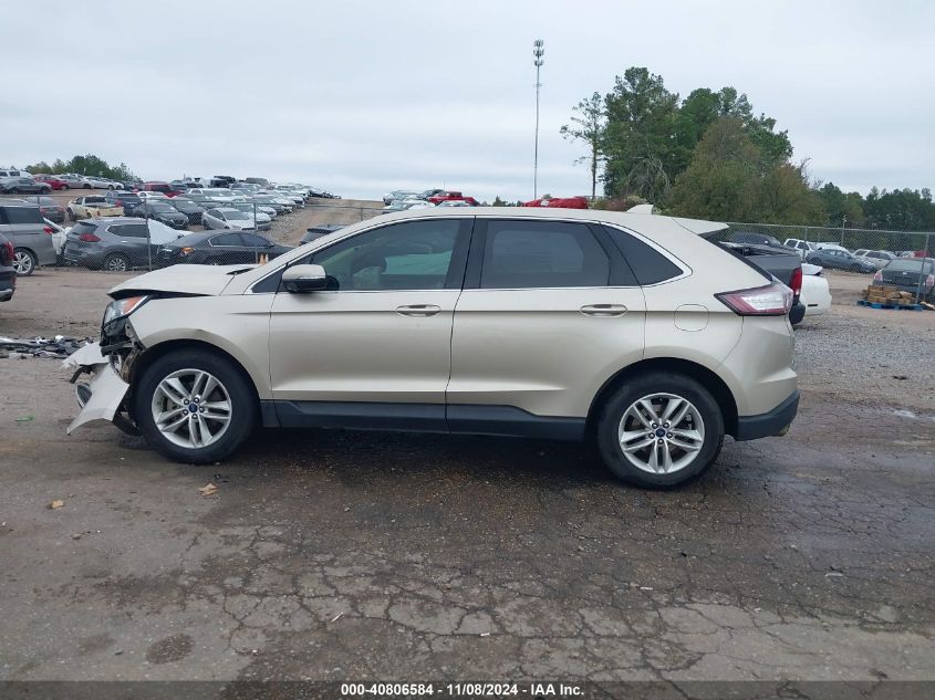 2017 Ford Edge Sel VIN: 2FMPK3J99HBC37468 Lot: 40806584