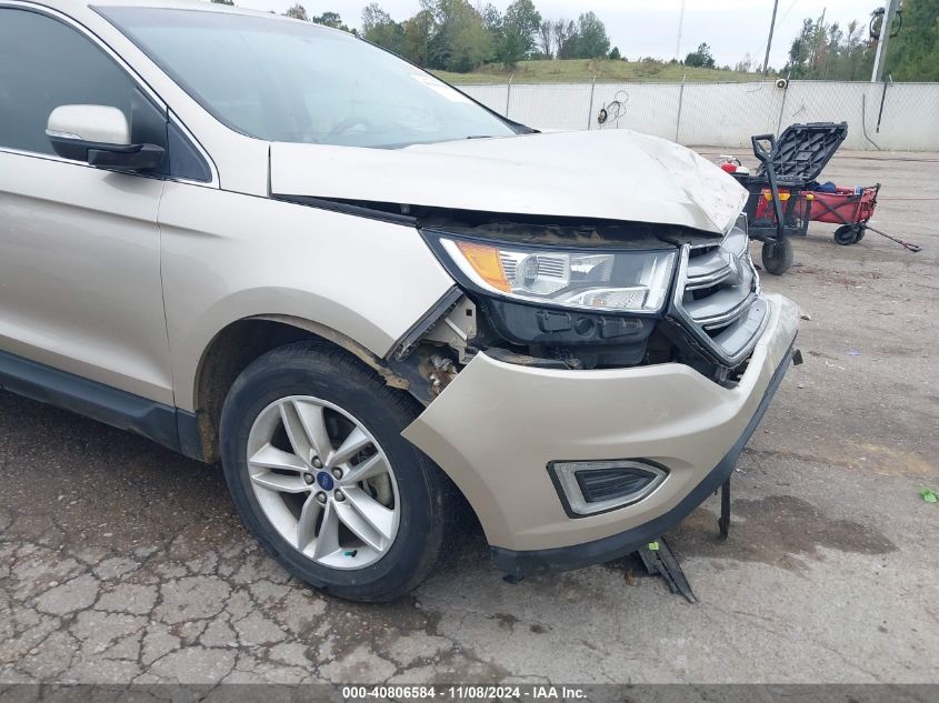 2017 Ford Edge Sel VIN: 2FMPK3J99HBC37468 Lot: 40806584