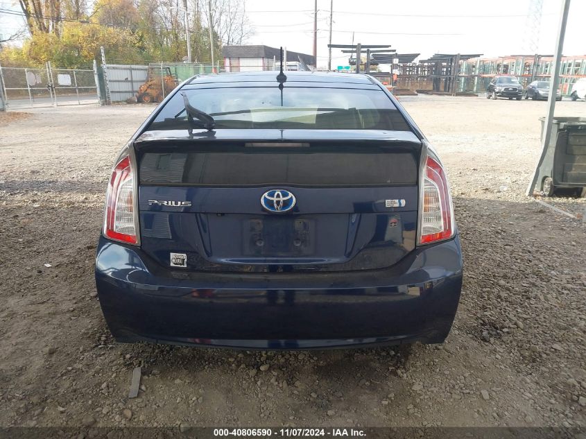 2012 Toyota Prius Three VIN: JTDKN3DU0C1503597 Lot: 40806590