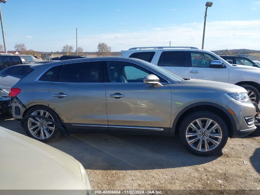 2017 Lincoln Mkx Reserve VIN: 2LMPJ8LP5HBL32626 Lot: 40806604