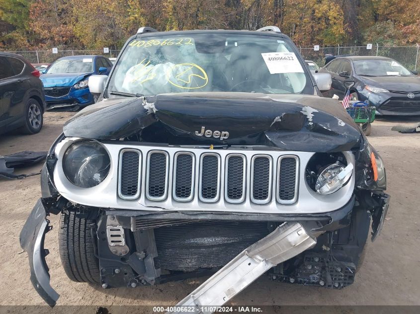 2017 Jeep Renegade Limited Fwd VIN: ZACCJADB7HPE38726 Lot: 40806622