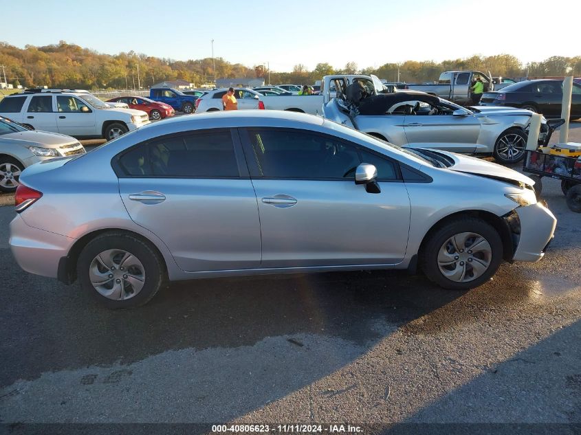 2015 Honda Civic Lx VIN: 19XFB2F51FE079178 Lot: 40806623