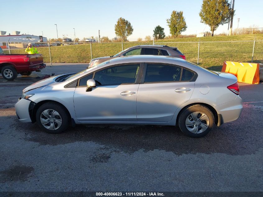 2015 Honda Civic Lx VIN: 19XFB2F51FE079178 Lot: 40806623