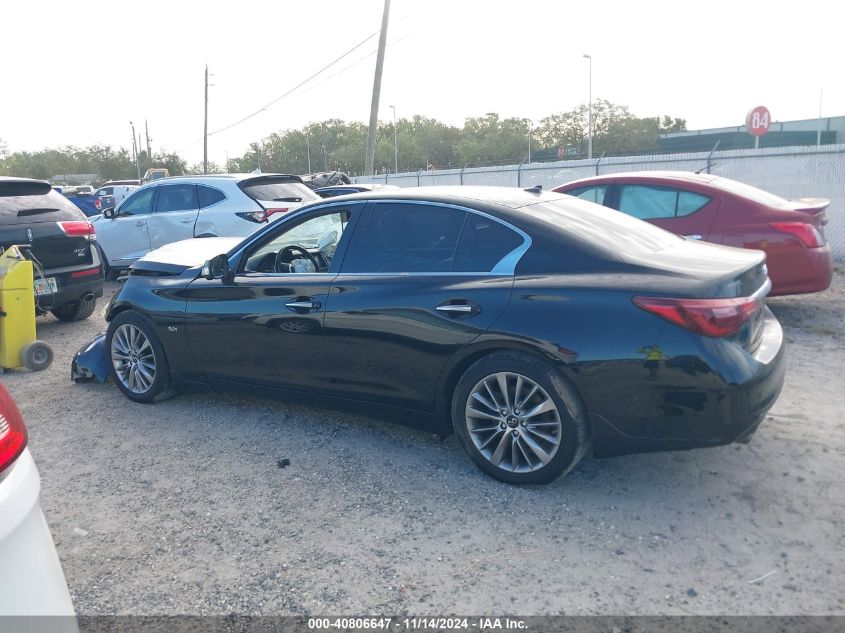 2020 Infiniti Q50 Luxe VIN: JN1EV7AP4LM202741 Lot: 40806647