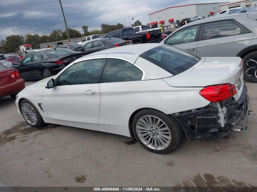 2015 BMW 428I VIN: WBA3V5C57FP751998 Lot: 40806666