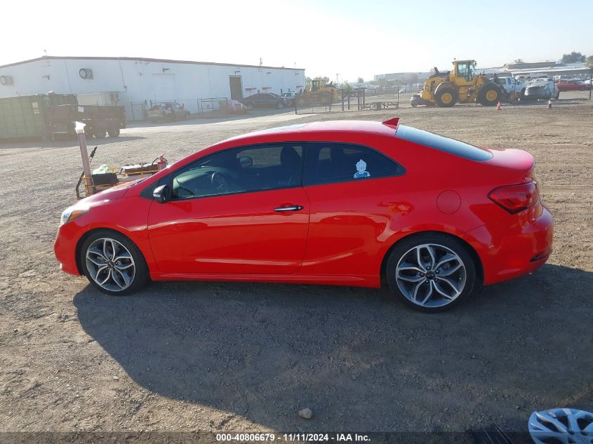 2016 Kia Forte Koup Sx VIN: KNAFZ6A32G5631337 Lot: 40806679