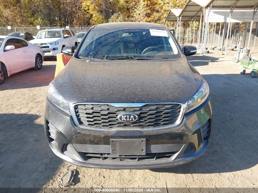 2019 Kia Sorento 2.4L Lx VIN: 5XYPG4A37KG554093 Lot: 40806690