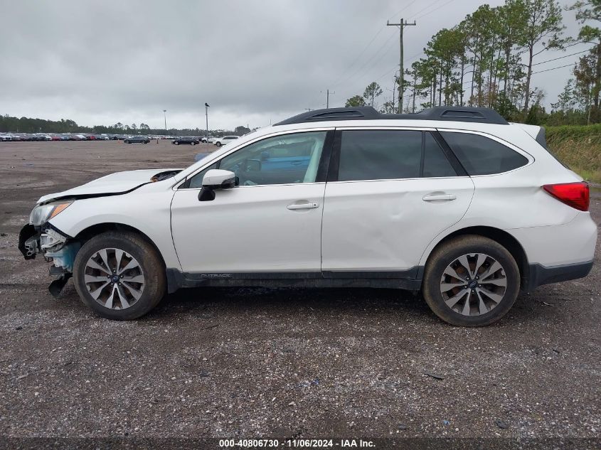 2017 Subaru Outback 3.6R Limited VIN: 4S4BSENC8H3307571 Lot: 40806730