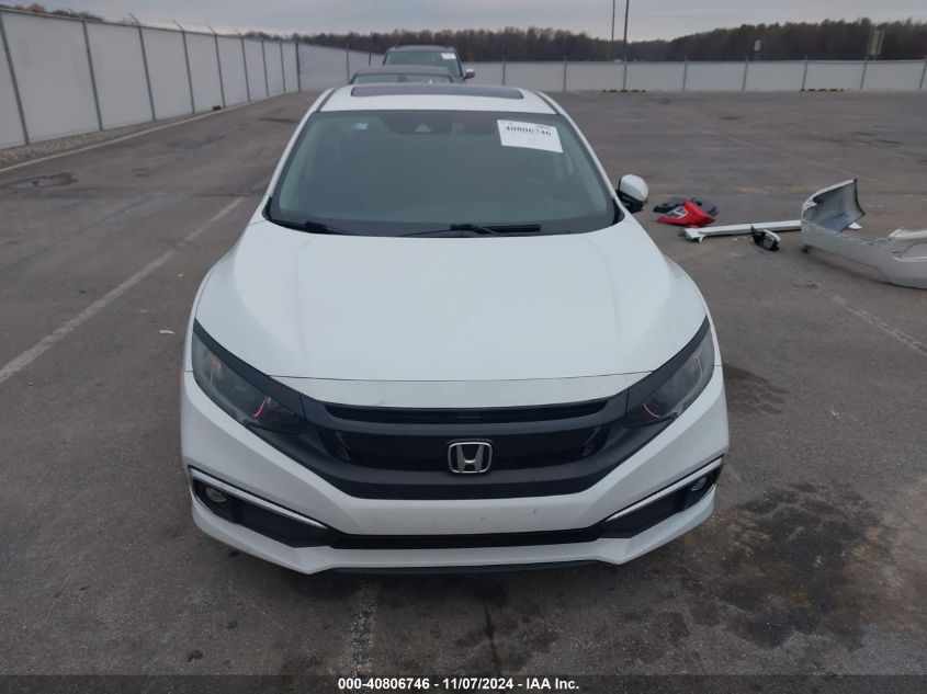 2019 Honda Civic Ex VIN: 19XFC1F31KE001306 Lot: 40806746