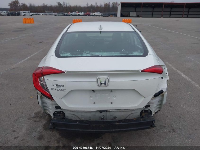 2019 Honda Civic Ex VIN: 19XFC1F31KE001306 Lot: 40806746