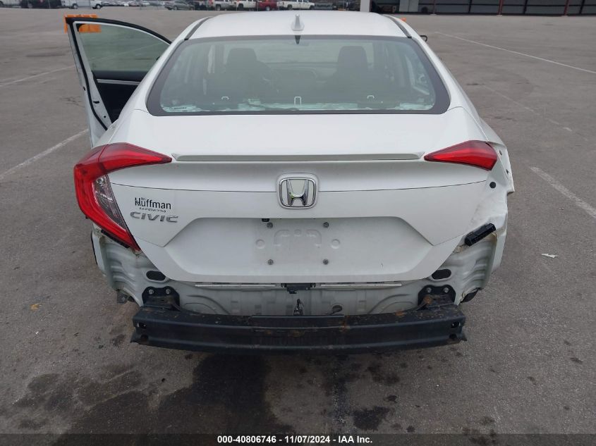 2019 Honda Civic Ex VIN: 19XFC1F31KE001306 Lot: 40806746