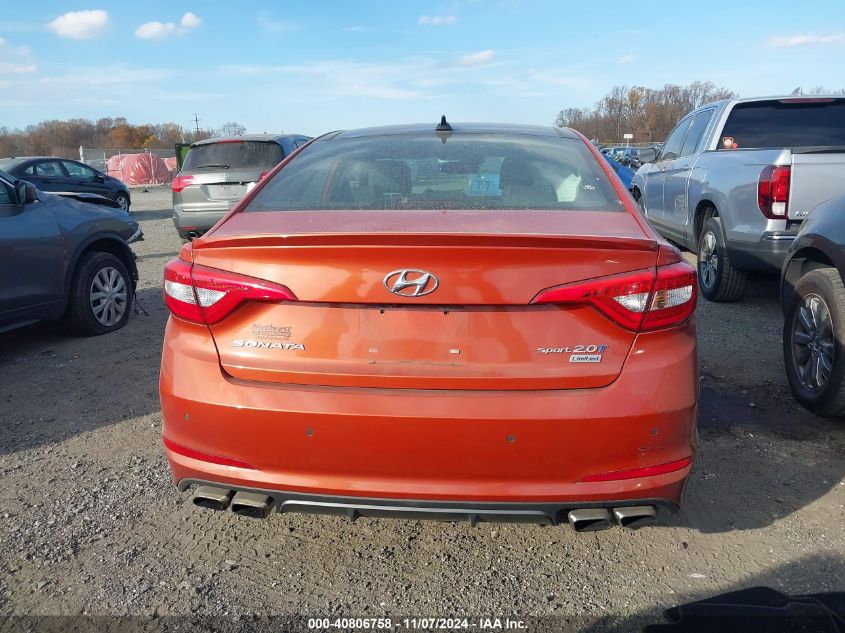 2015 Hyundai Sonata Limited 2.0T VIN: 5NPE34AB6FH124726 Lot: 40806758