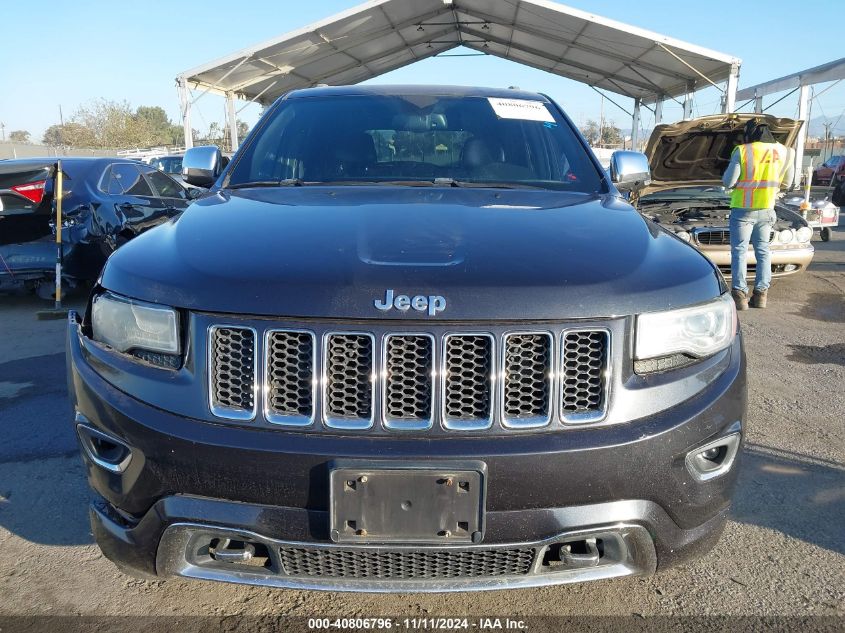 2014 Jeep Grand Cherokee Overland VIN: 1C4RJECT0EC201992 Lot: 40806796