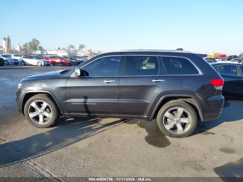 2014 Jeep Grand Cherokee Overland VIN: 1C4RJECT0EC201992 Lot: 40806796