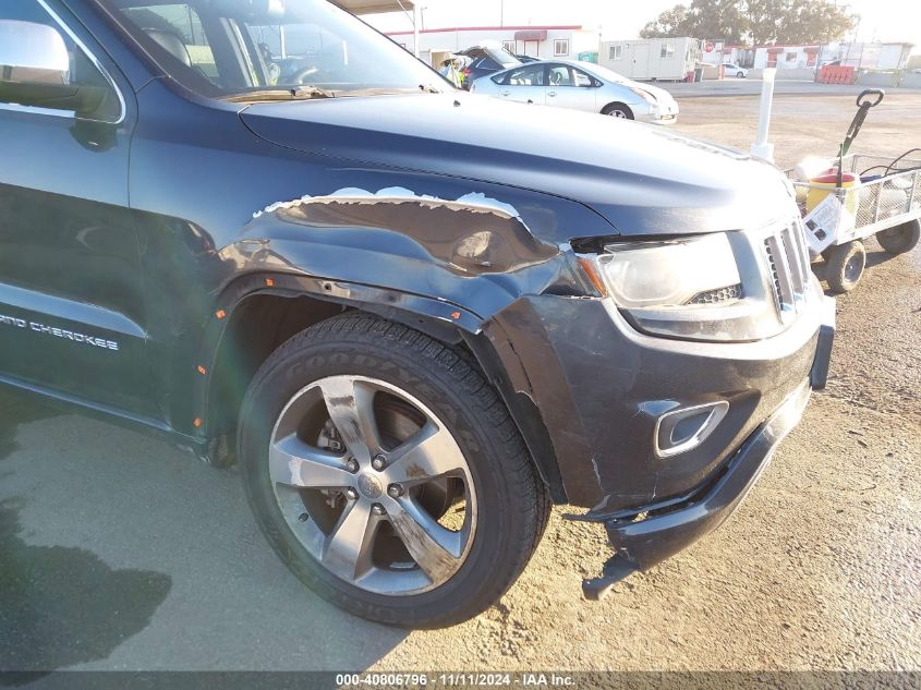 2014 Jeep Grand Cherokee Overland VIN: 1C4RJECT0EC201992 Lot: 40806796