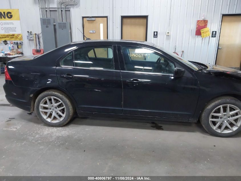 2011 Ford Fusion Sel VIN: 3FAHP0JGXBR186195 Lot: 40806797