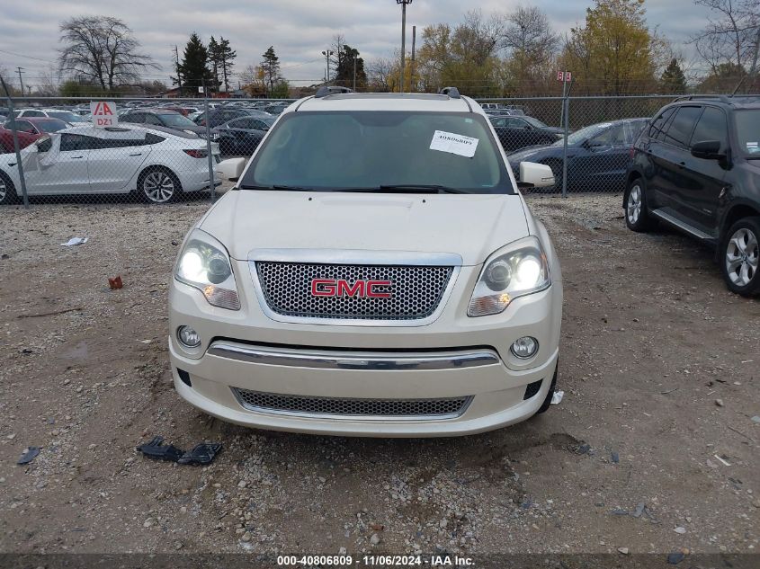 2012 GMC Acadia Denali VIN: 1GKKRTED9CJ412271 Lot: 40806809