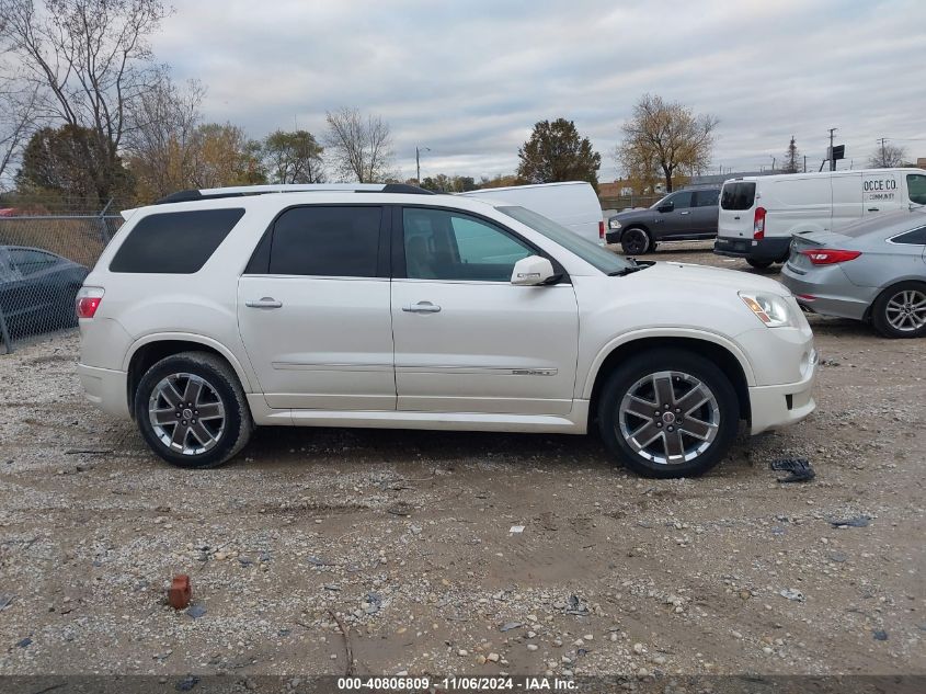 2012 GMC Acadia Denali VIN: 1GKKRTED9CJ412271 Lot: 40806809