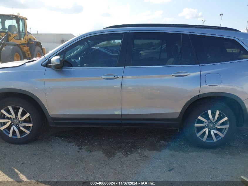 2019 Honda Pilot Ex-L VIN: 5FNYF5H54KB041850 Lot: 40806824