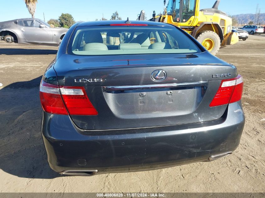 2007 Lexus Ls 460 VIN: JTHBL46F375038921 Lot: 40806828