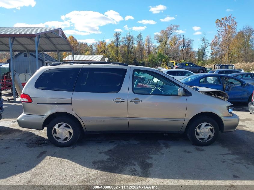 2002 Toyota Sienna Le VIN: 4T3ZF13C52U503314 Lot: 40806832