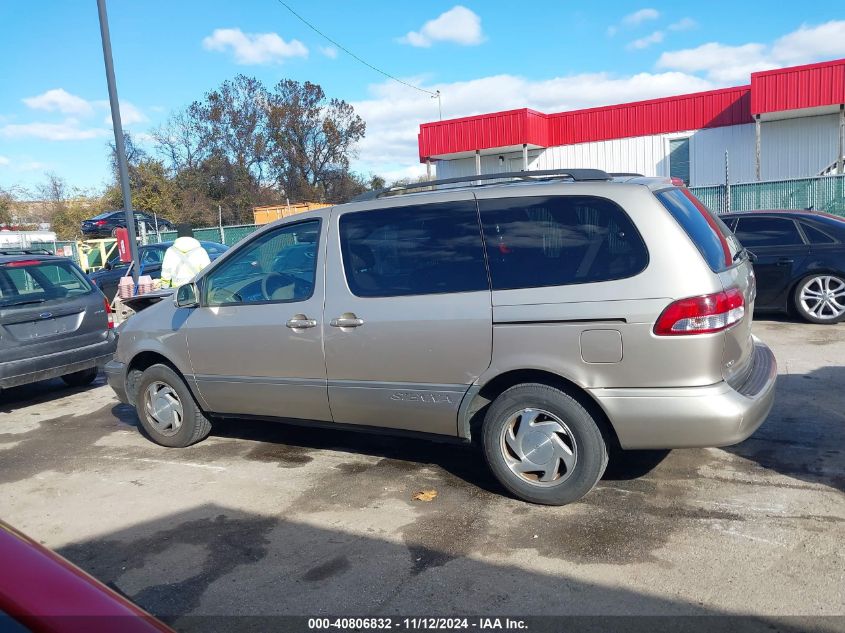 2002 Toyota Sienna Le VIN: 4T3ZF13C52U503314 Lot: 40806832