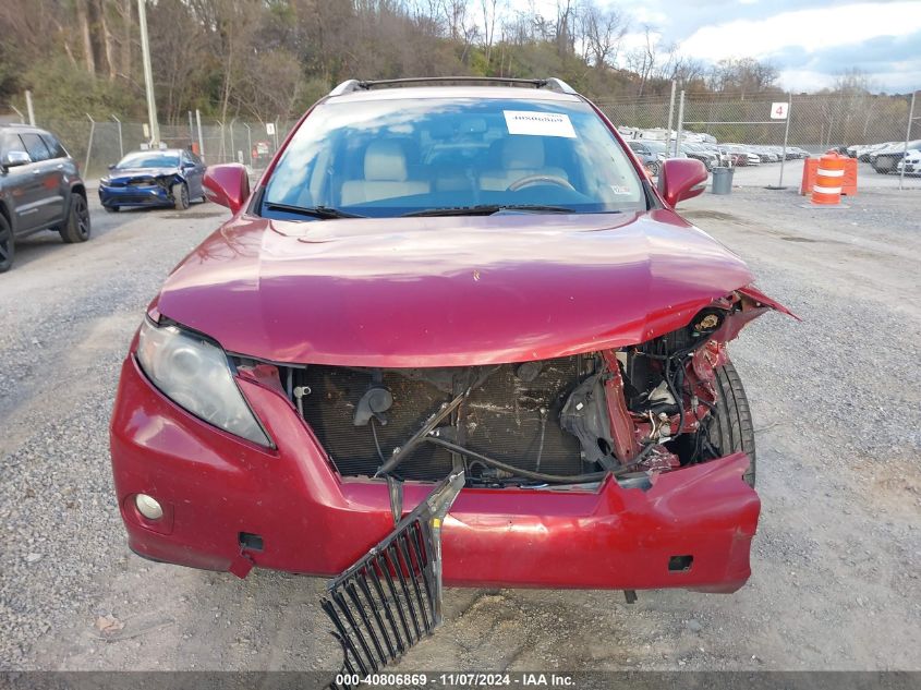 2012 Lexus Rx 350 VIN: 2T2ZK1BA7CC069996 Lot: 40806869