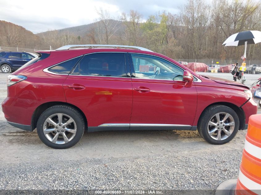 2012 Lexus Rx 350 VIN: 2T2ZK1BA7CC069996 Lot: 40806869