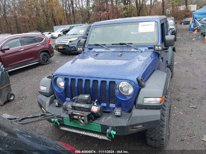 2018 Jeep Wrangler Unlimited Sport S 4X4 VIN: 1C4HJXDG7JW280370 Lot: 40806874