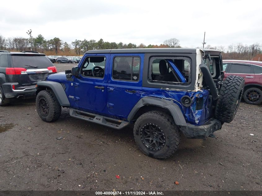 2018 Jeep Wrangler Unlimited Sport S 4X4 VIN: 1C4HJXDG7JW280370 Lot: 40806874