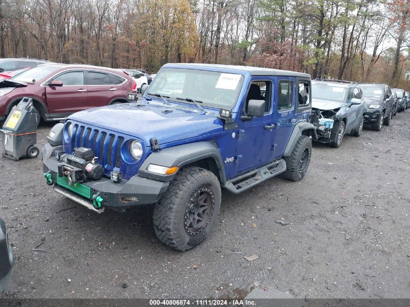 2018 Jeep Wrangler Unlimited Sport S 4X4 VIN: 1C4HJXDG7JW280370 Lot: 40806874