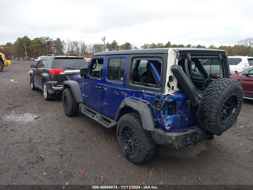 2018 Jeep Wrangler Unlimited Sport S 4X4 VIN: 1C4HJXDG7JW280370 Lot: 40806874