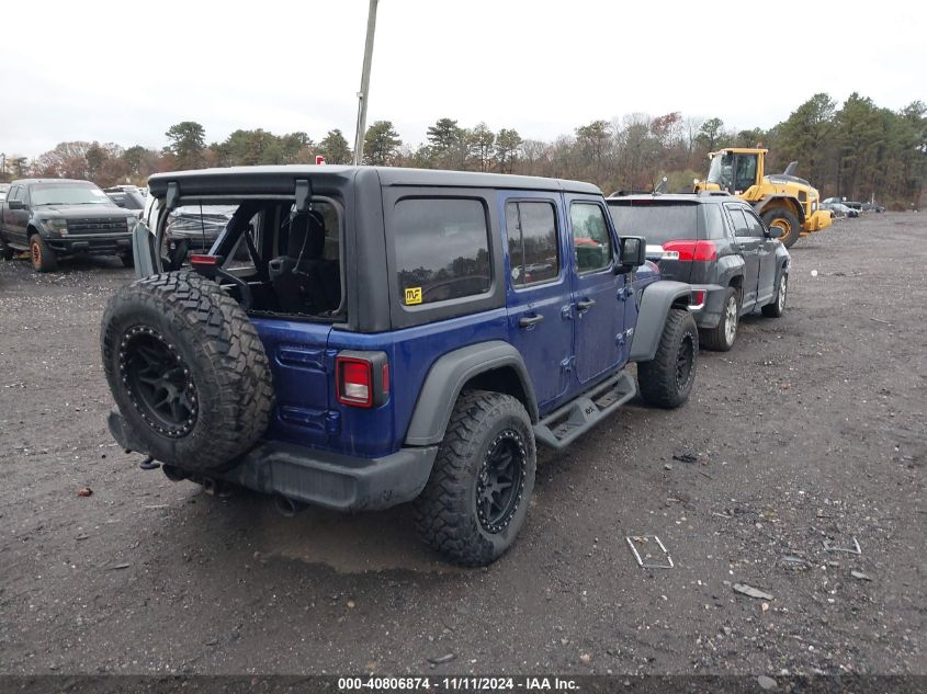 2018 Jeep Wrangler Unlimited Sport S 4X4 VIN: 1C4HJXDG7JW280370 Lot: 40806874