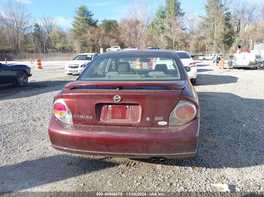 2003 Nissan Maxima Se VIN: JN1DA31D93T501394 Lot: 40806879