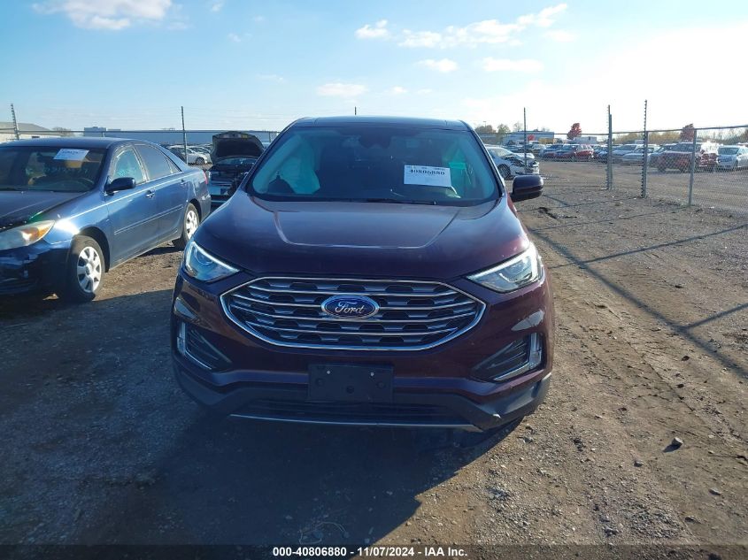 2022 Ford Edge Sel VIN: 2FMPK4J94NBA62290 Lot: 40806880