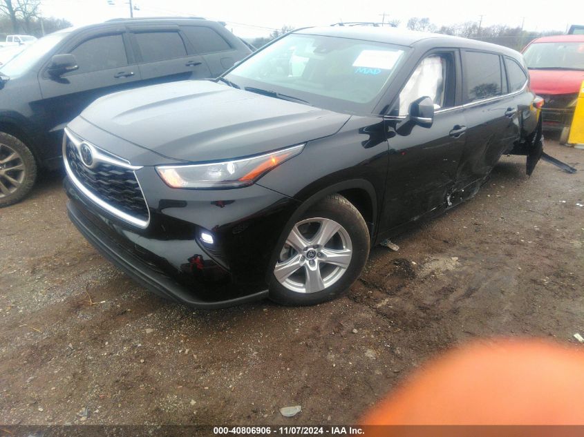 VIN 5TDKDRBH6PS520960 2023 Toyota Highlander, LE no.2