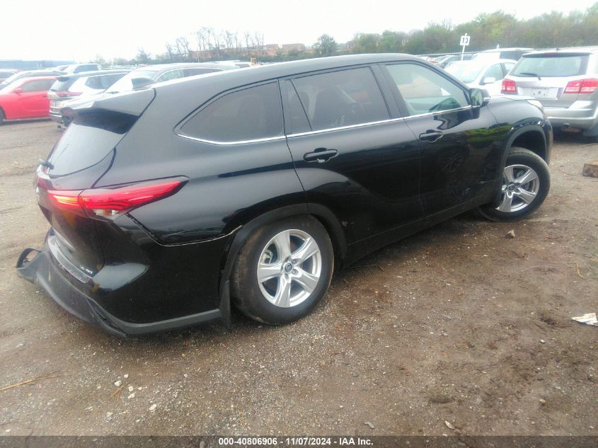 VIN 5TDKDRBH6PS520960 2023 Toyota Highlander, LE no.4