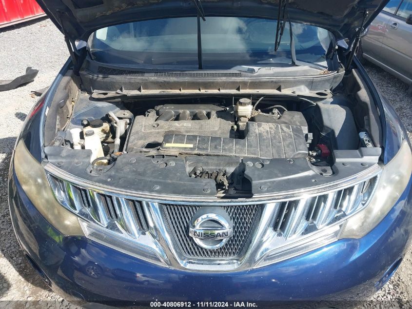 2009 Nissan Murano S/Sl/Le VIN: JN8AZ18W59W118939 Lot: 40806912